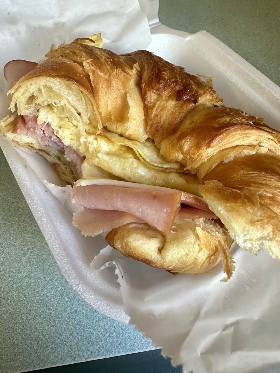 Breakfast Croissant Sandwich